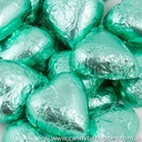 Ice Green Belgian Chocolate Hearts 500g