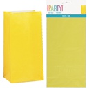 Yellow Paper Party Lolly Loot Bags 12 pack (1 Pack)
