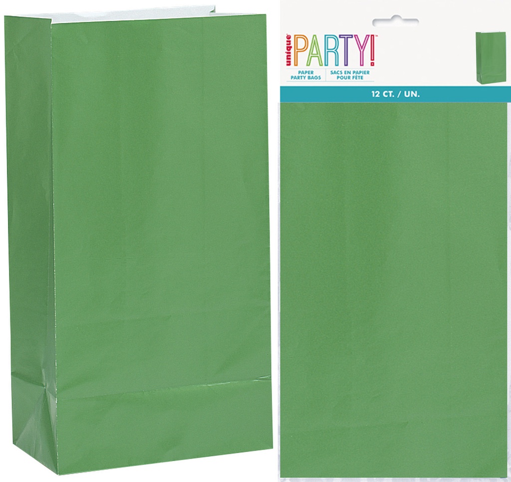 Green Lolly Bags 12 pack