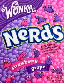 Wonka Nerds Grape & Strawberry 45g (45g Box)