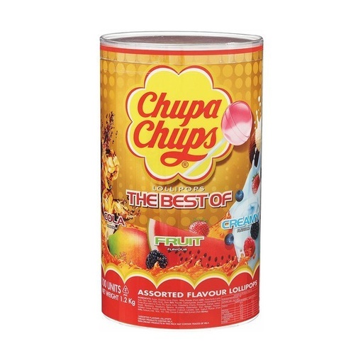 Chupa Chups - Lollipops Fruit - 6x 100 pcs