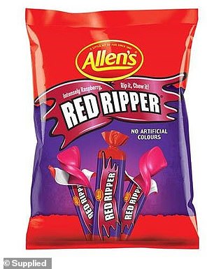 Allen's Red Ripperz Lollies 800g (formerly Redskins) (800g Bag)