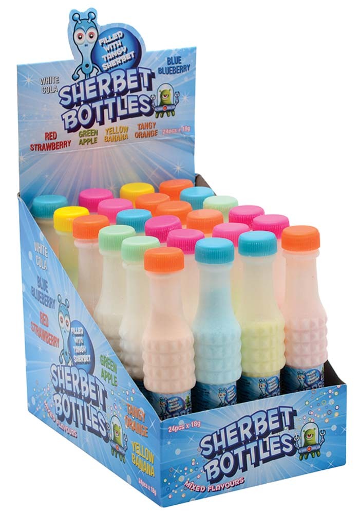 Fizzy Fun Sherbet Bottles 24 pack (1 Pack)