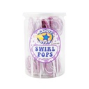 Purple Mini Swirl Lollipops 24 pack (288g) (1 Pack)