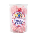 Red Mini Swirl Lollipops 24 pack (288g) (1 Pack)