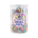 Rainbow Mini Swirl Lollipops 24 pack (288g) (1 Pack)