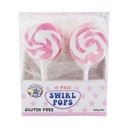 Pink Swirl Lollipops 50g - 10 Pack