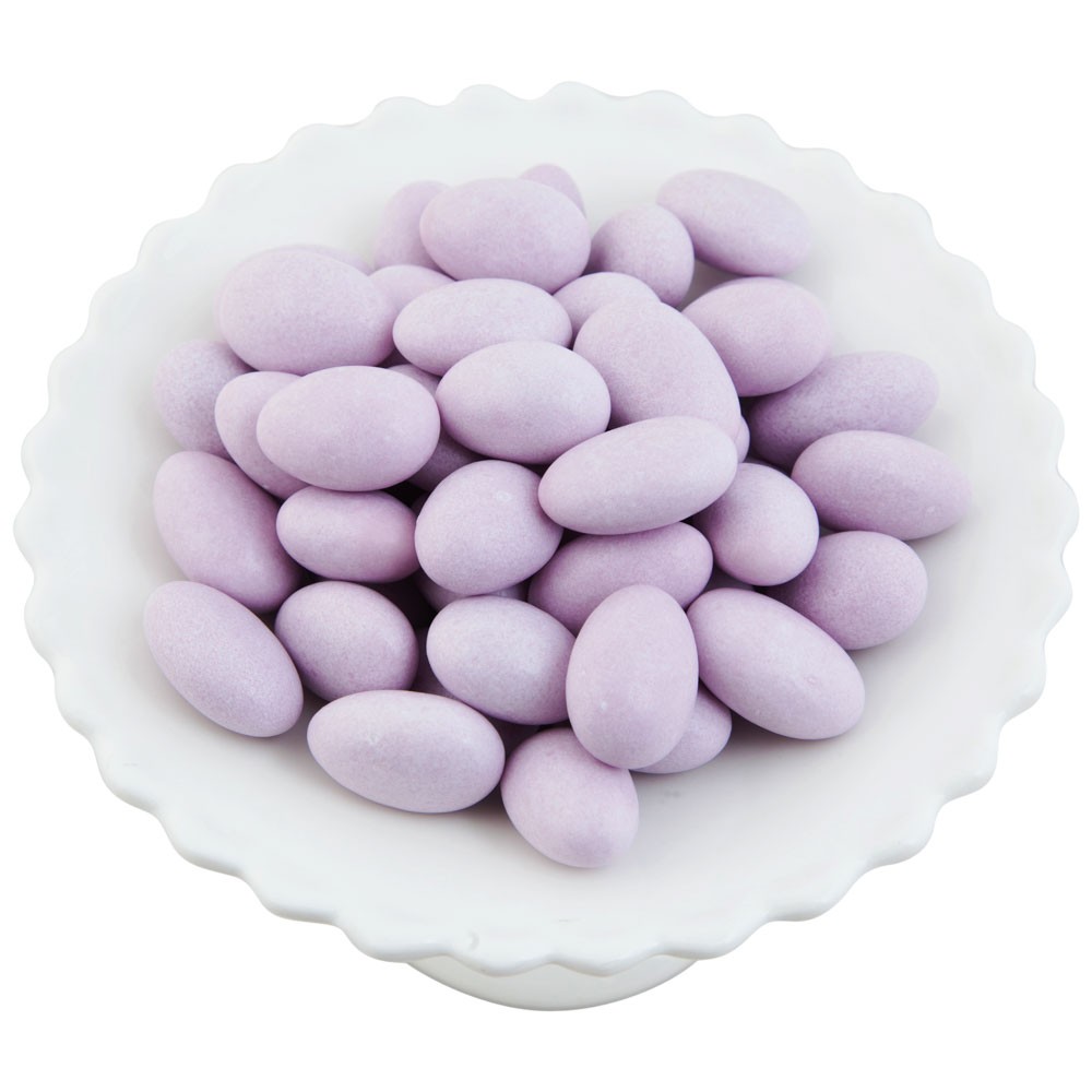Lilac Sugar Almonds Bulk 1kg - 6kg (1kg Bag)