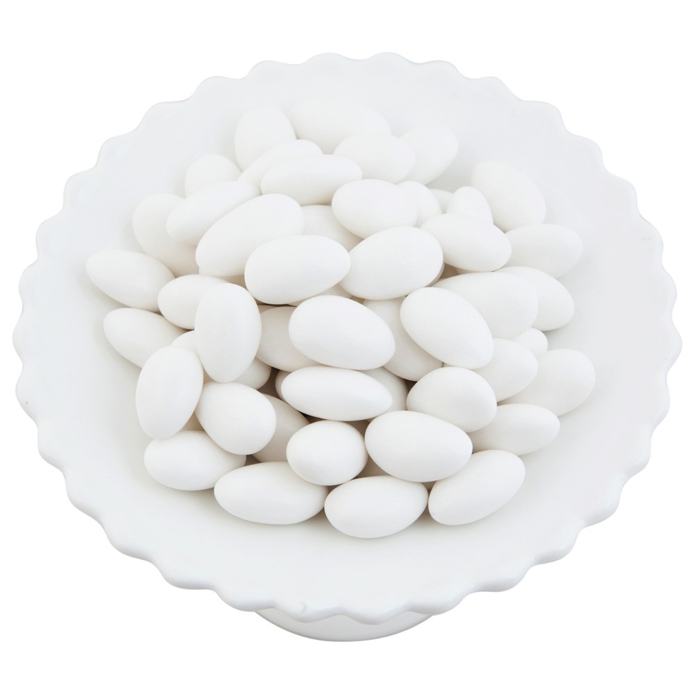 Premium White Sugar Almonds 1kg - 6kg (1kg Bag)