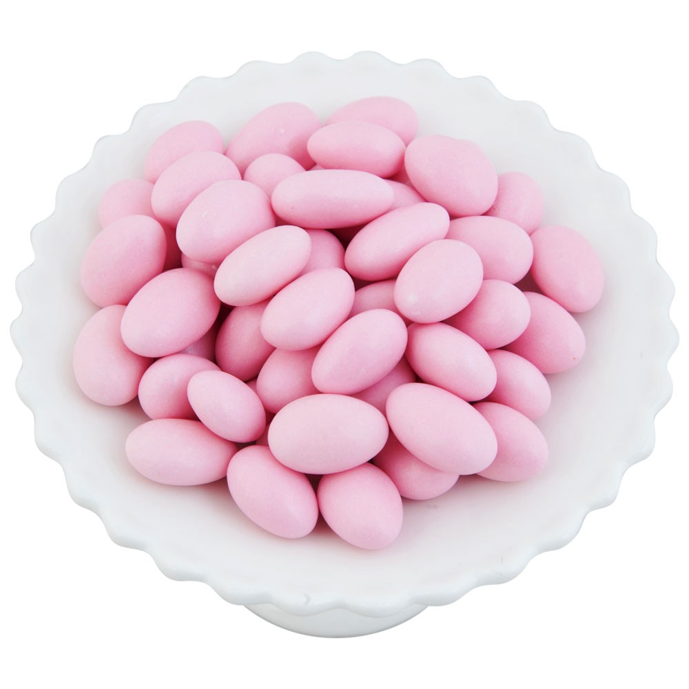 Pink Sugar Almonds Bulk 1kg - 6kg (1kg Bag)