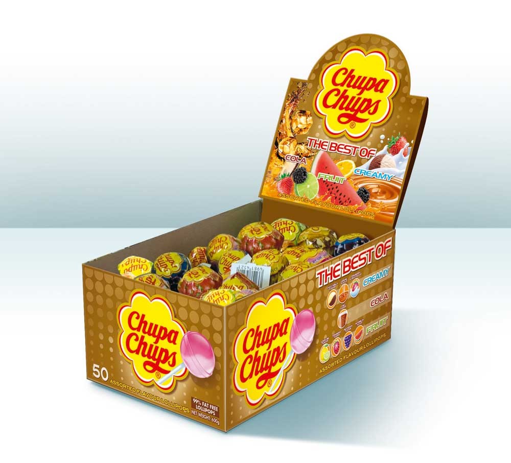 The Best of Chupa Chups 50 Pack (1 Box)