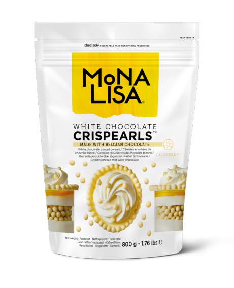 Mona Lisa by Callebaut White Chocolate Crispearls (800g)