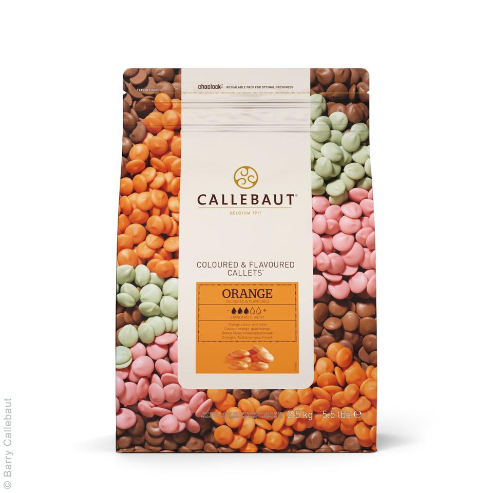 Callebaut Orange Callets (2.5kg)