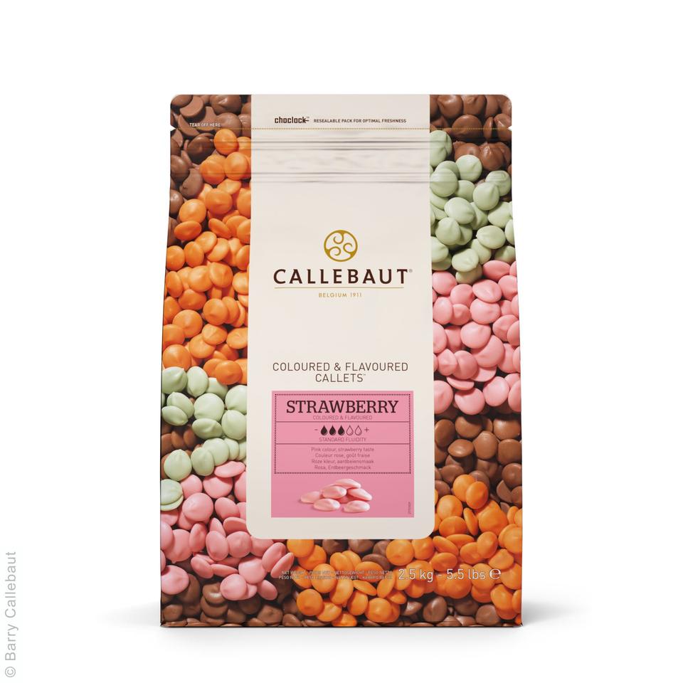 Callebaut Strawberry Callets (2.5kg)