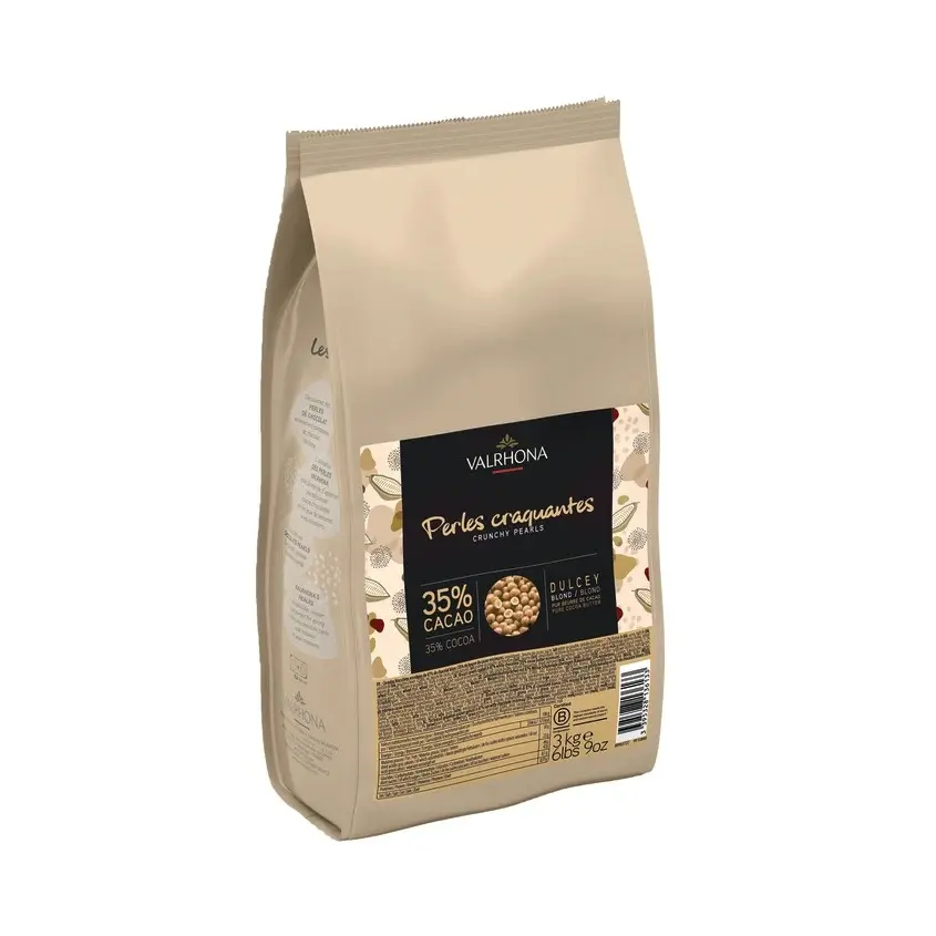 Valrhona Dulcey 35% Crunchy Pearls 3kg