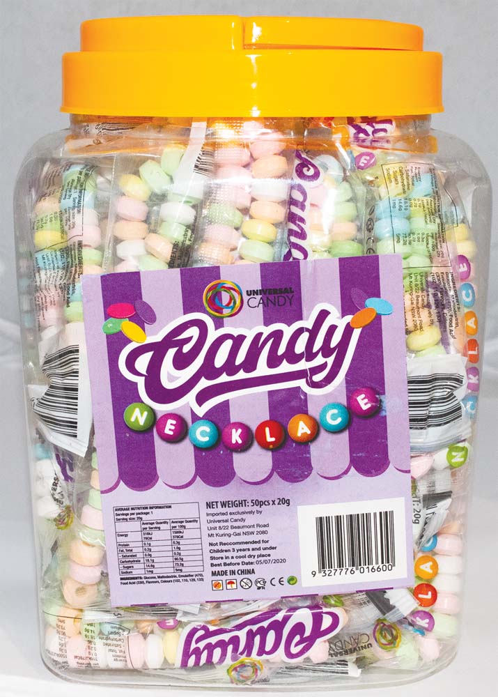 Candy Necklace Tub (1 Tub)