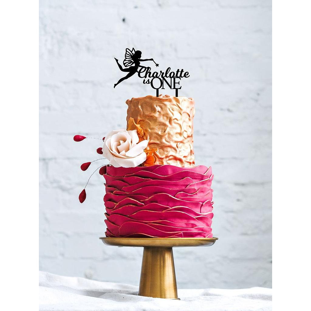 Custom Fairy Birthday Cake Topper