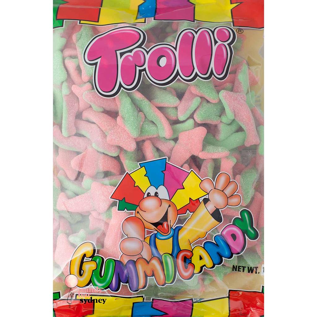 Trolli Sour Watermelon Shark Lollies 1.5kg (1.5kg Bag)