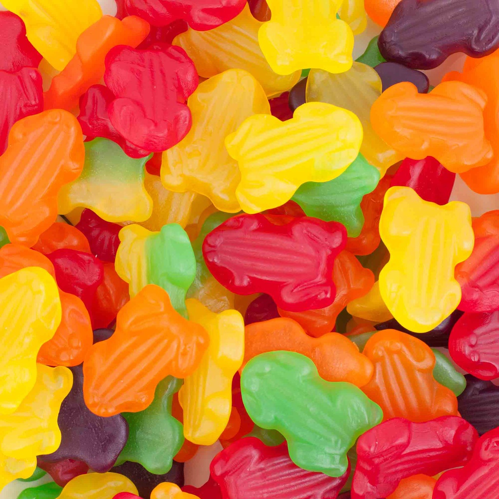 Fruity Frogs Bulk Lollies 1kg (1kg Bag)