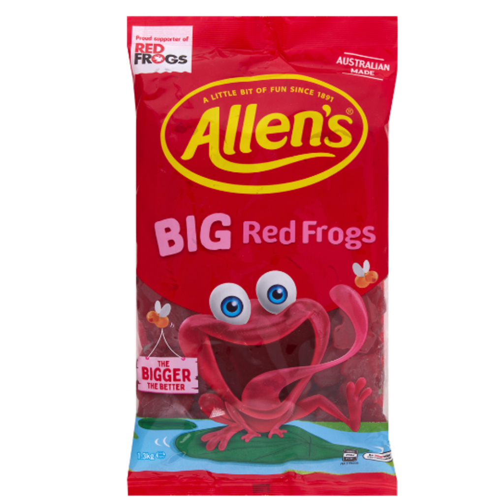 Allen's Red Frogs Alive 1.3kg