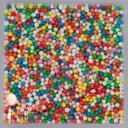 Rainbow Nonpareils Cake Sprinkles (200g Pouch)