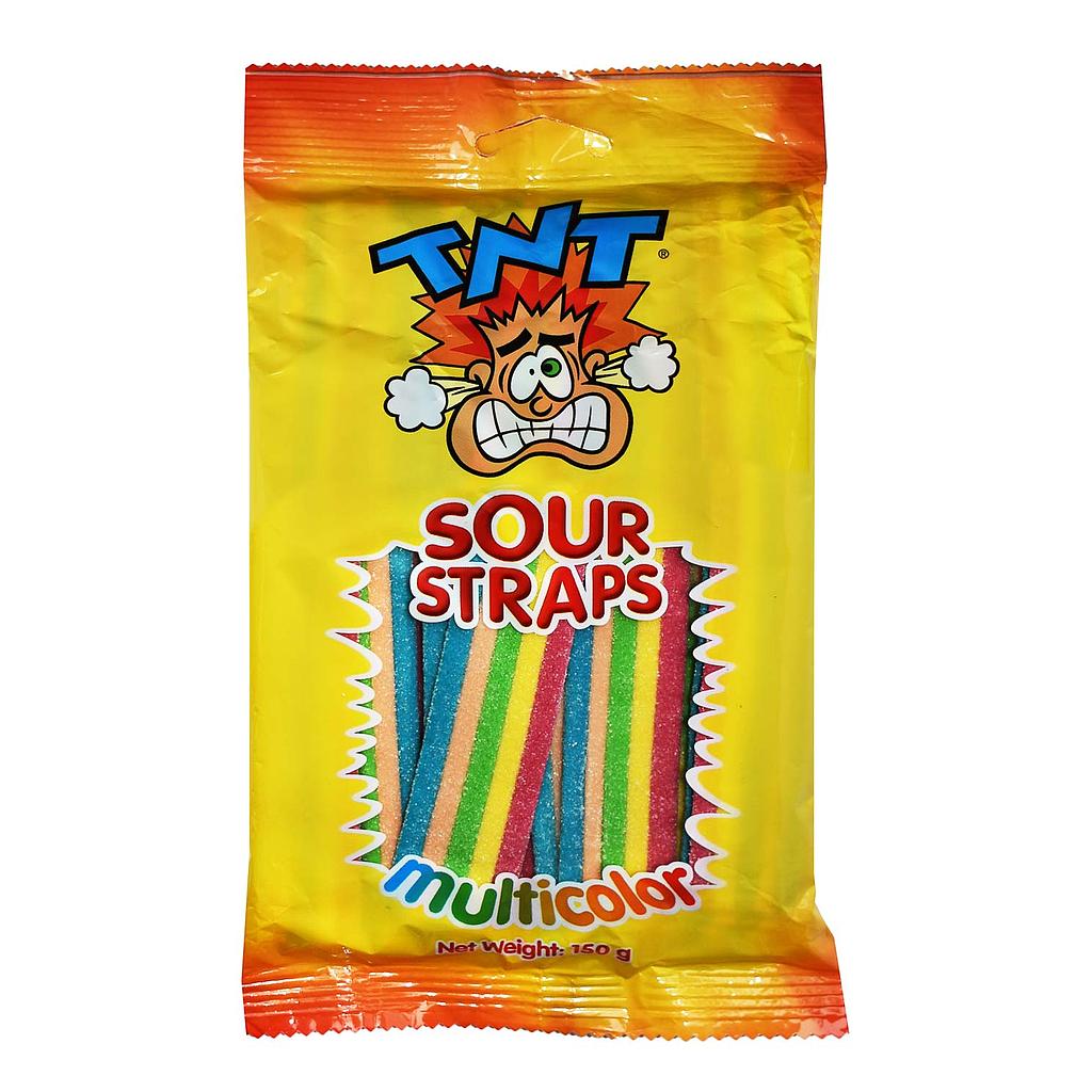 TNT Sour Straps Multicolour Bag 150g