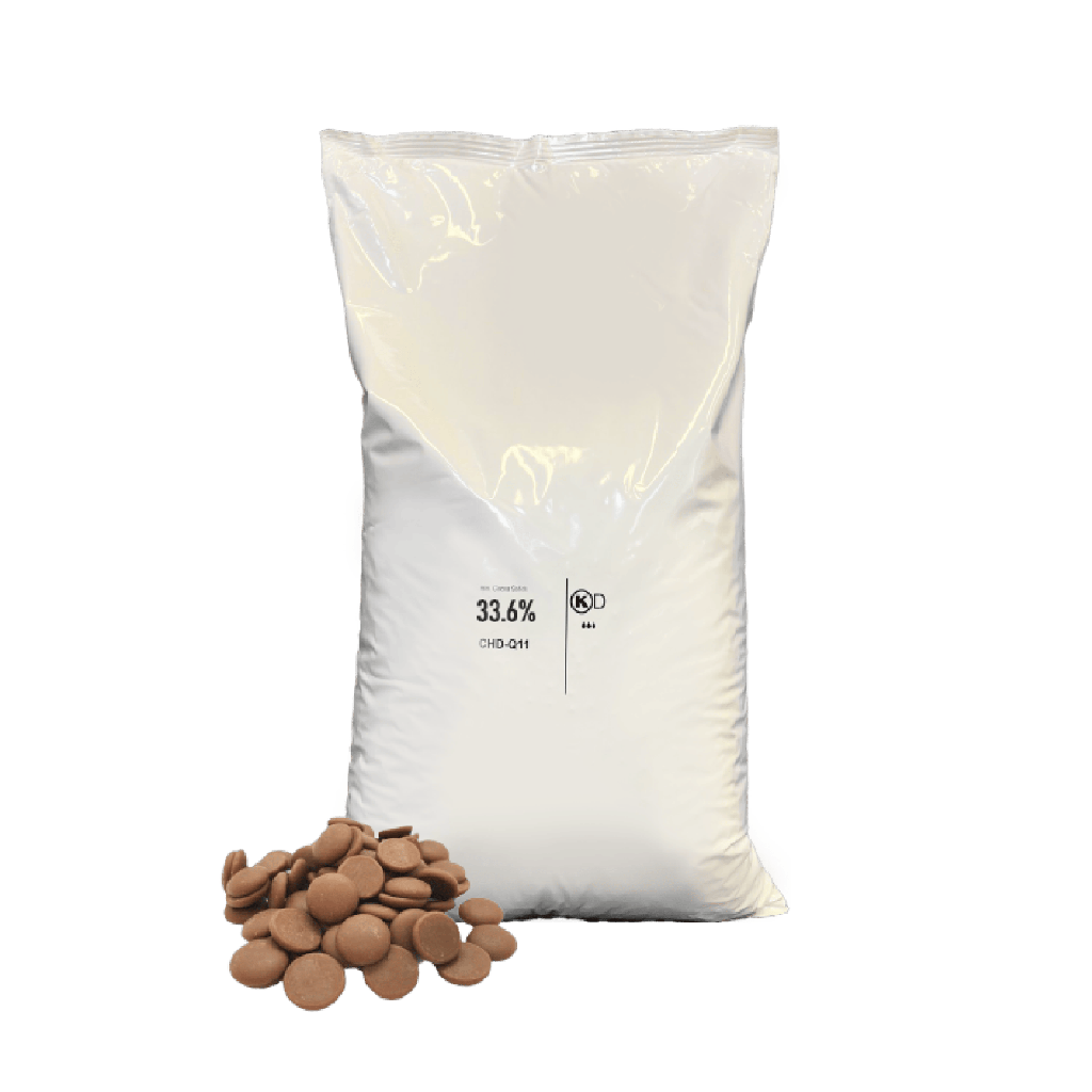 Belgian Q23 Milk Chocolate Callets 33.6% 10kg (Bulk  10kg Bag)