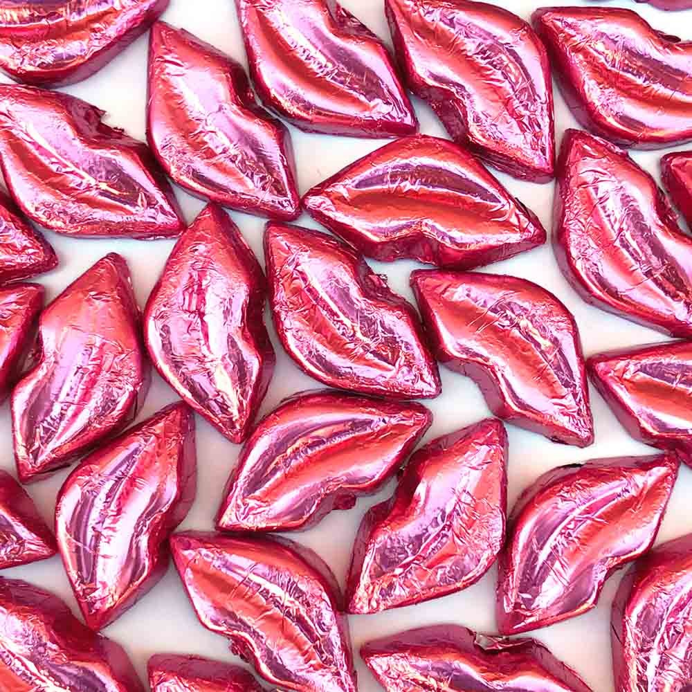 Pink Chocolate Lips (150g Bag)