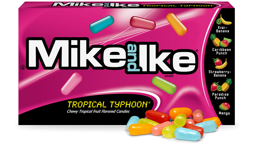 Mike and Ike Tropical Typhoon 141g (1 Box)