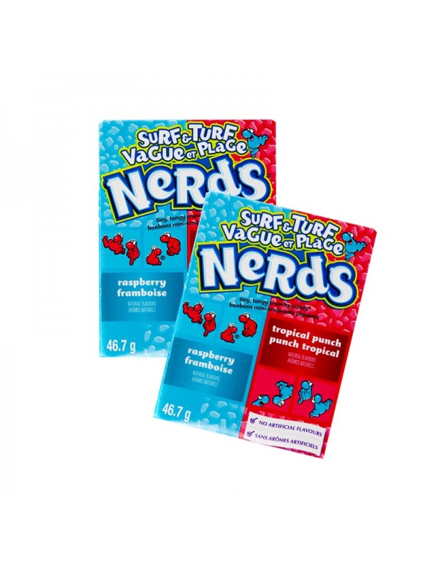 Nerds Surf & Turf - Raspberry & Tropical Punch (1 Box)