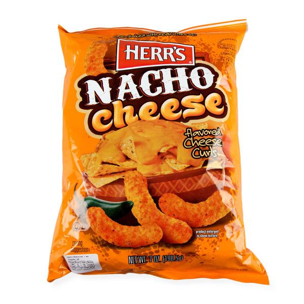 Herr's Nacho Cheese Curls 198g