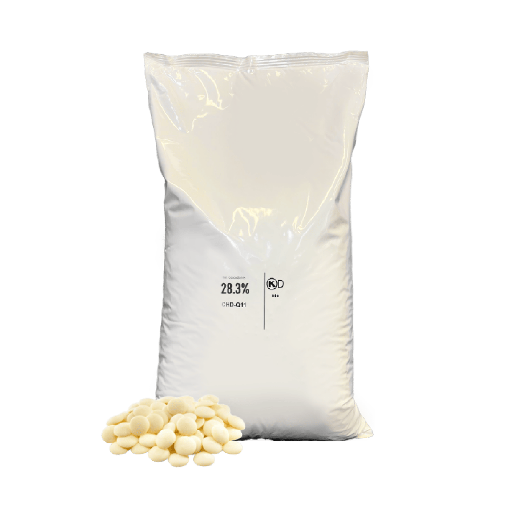 Belgian W2 White Chocolate Callets 28.3% 10kg (Bulk  10kg Bag)