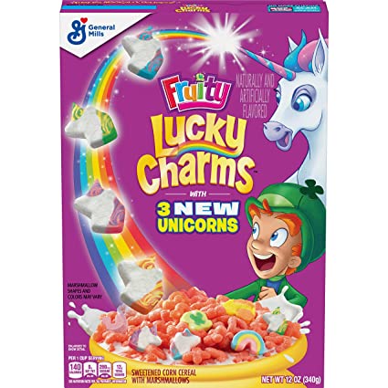 Fruity Lucky Charms Cereal 340g (1 Box)