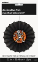 Skeleton &amp; Bats Decorative Fan 30cm (1 Unit)