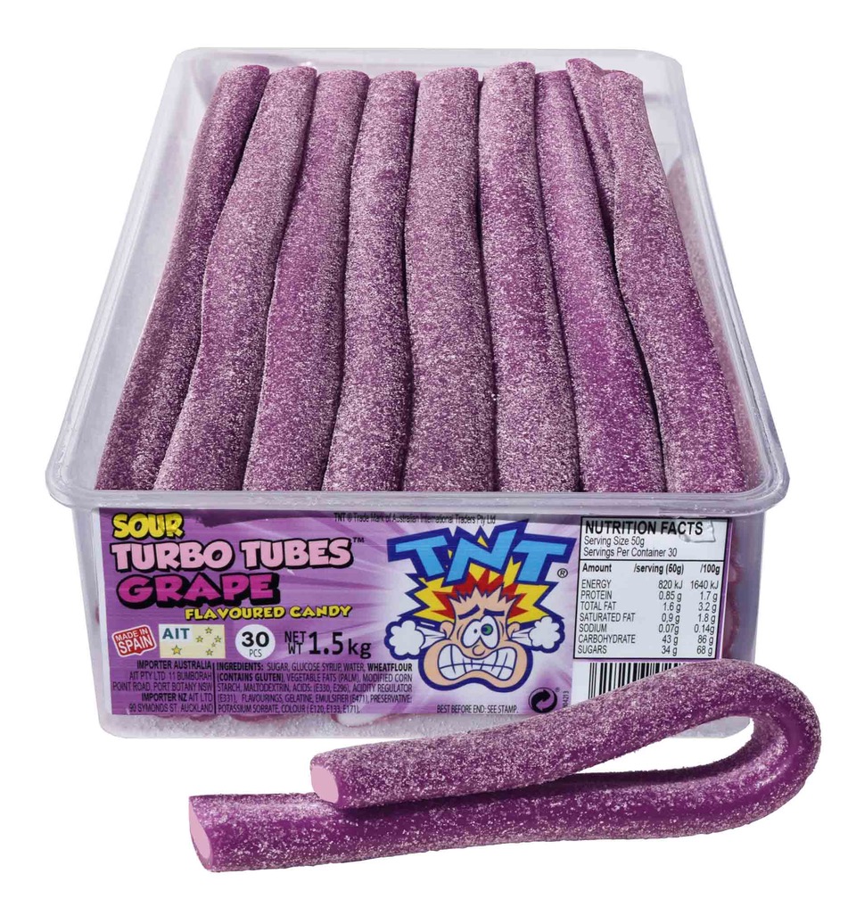 TNT Sour Grape Turbo Tubes (1 Unit)