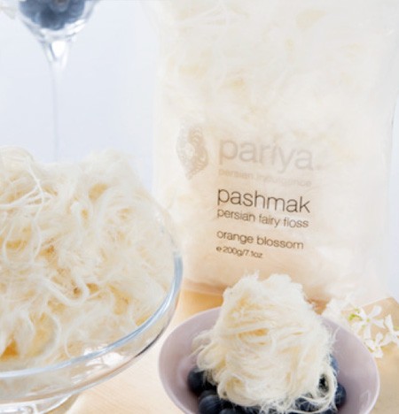 Orange Blossom Persian Fairy Floss - Pariya Pashmak 200g x 16