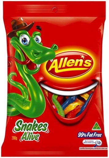 Allen's Snakes Alive 200g x 12