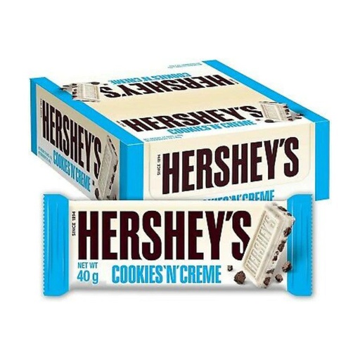 Hershey's Cookies 'N' Creme Bars 40g (Best Before: 11.04.2024)