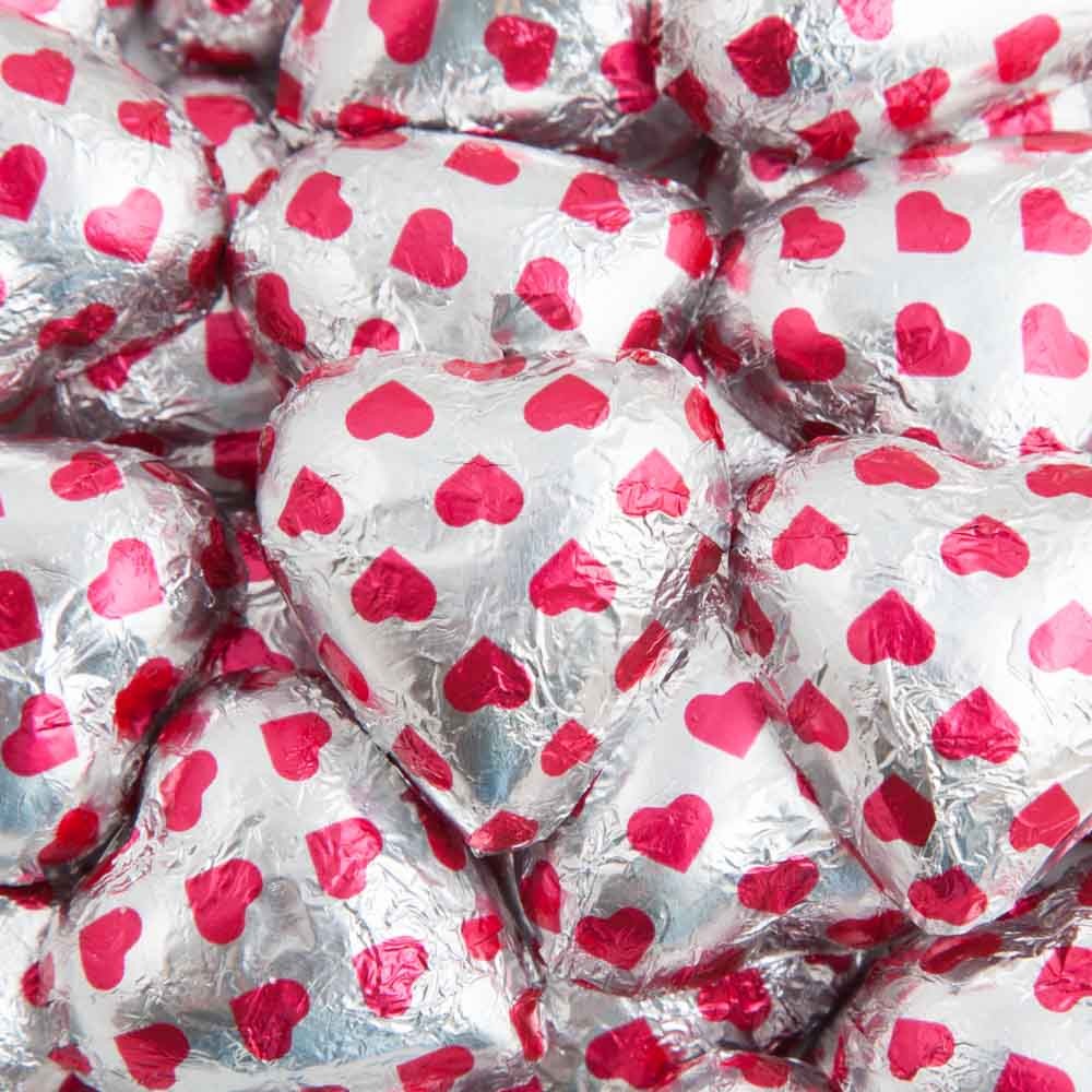 Heart Print Belgian Chocolate Hearts 500g - 5kg - Candy Bar Sydney