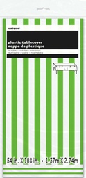 Lime Green Stripe Tablecover