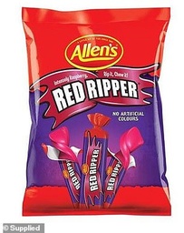 Allen's Red Ripperz Lollies 800g (formerly Redskins)