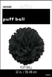 Black Decorative Puff 30cm