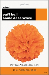 Orange Decorative Puff 40cm
