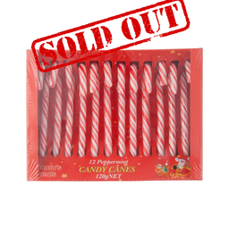 Christmas Candy Canes 120g