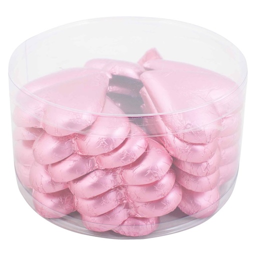 Pink Belgian Chocolate Hearts 30g x 30