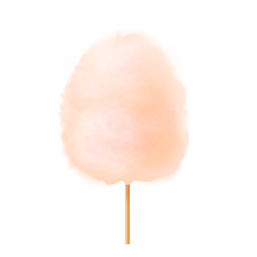 Ready To Use Fairy Floss Sugar - Orange