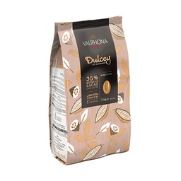 Valrhona Dulcey 35% White Couverture Chocolate Feves