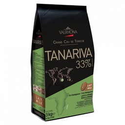 Valrhona Tanariva 33% Milk Couverture Chocolate Feves