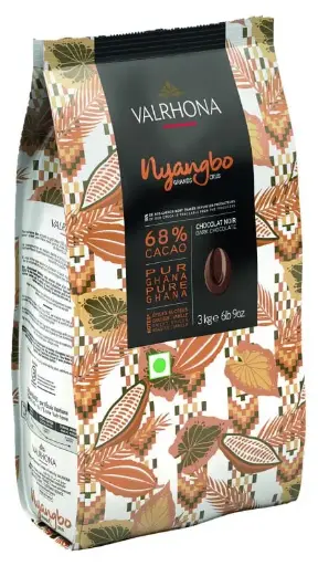 Valrhona Nyangbo 68% Dark Couverture Chocolate Feves 3kg