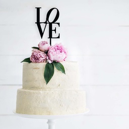 Love Wedding Cake Topper - Style 1